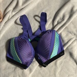 VSX Vibrant Purple and Aqua Sports Bra
